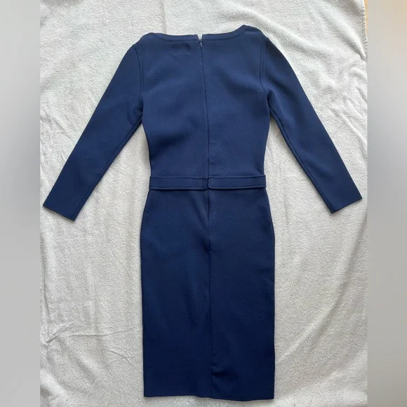 Reiss royal blue midi dress - Picture 3 of 7